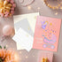 Pop-Up Congratulations Card for New Baby Girl