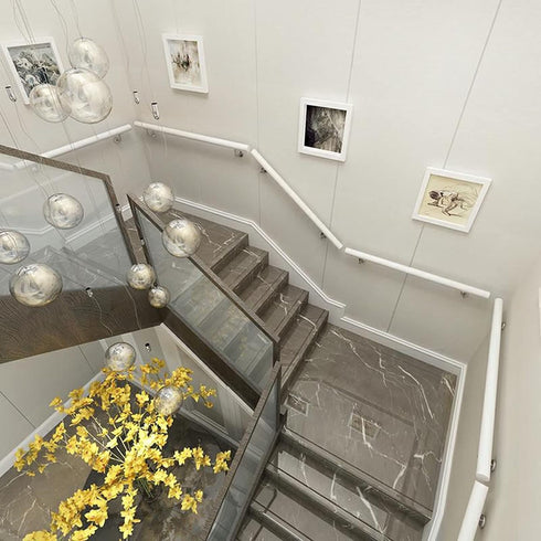 SOBS 1ft/30cm) Safety Anti-Slip Indoor Stair Handrail, Elderly Children's Auxiliary Anti-Skid Protection Handrail, Home
