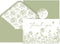 SMUAENSS 48 Pack Green Floral Thank You Cards With Envelopes Stickers, Wedding Floral