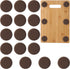 Fiwochic 16 Pcs Cutting Board Feet Non Slip Stabilizer Pads Self-Adhesive Rubber Feet
