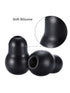 Maitys 24 Pieces Universal Soft Silicone Stethoscope Ear Tips Earpieces Earbuds (Black)