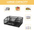 Xbopetda 6 Snack Organizer for Pantry Shelf, Metal Snack Organizer Snack Basket, Compartment Snack Bin Holder Chip