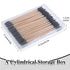 50 Pcs Sanding Sticks, Double End Matchsticks for Fine Detailing Polishing with Storage Box for Woodworking