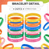 Sabary 48 Pcs Motivational Pencils Set, Inspirational Silicone Bracelets, Kids Teens Christmas Gifts