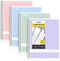 SUNEE Spiral Notebooks, College Ruled, 1-Subject, 4 Pack, 8 x 10-1/2 in, 70 Sheets, Pastel Colors for School, Office