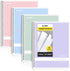 SUNEE Spiral Notebooks, College Ruled, 1-Subject, 4 Pack, 8 x 10-1/2 in, 70 Sheets, Pastel Colors for School, Office