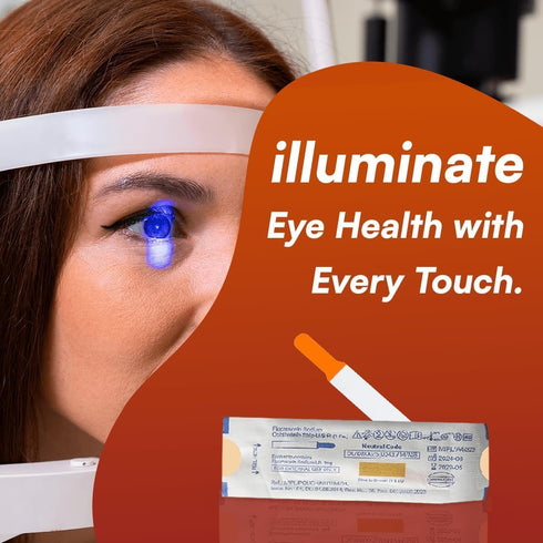 GKPA Pack 300 Ophthalmic Fluoro Touch Strips of Strips
