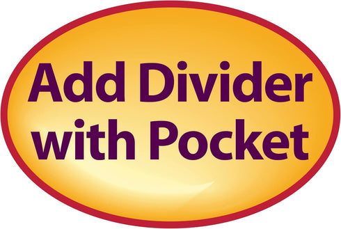 Smead Manila Self-Adhesive Folder Divider with Pockets, 25 per Pack, Letter Size, Manila (68030)