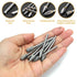 Tungsten Carbide Double Cut Burr Set, 10pcs with 1/8" Shank, 1/4" Grinding Head for Grinder, DIY Wood-Working
