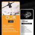 25FT 13 G40 Bulb(1 Dimmable 2700K Zuske Outdoor String Lights, Patio Lights with Shatterproof Globe Spare), Waterproof