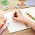 Beadthoven 20pcs Plastic Beadable Pen, Black Ink Ballpoint Pen Shaft for DIY Decorations, Office School Supplies
