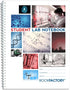 BookFactory Student Lab Notebook, 50 Pages, 8.5" x 11", Scientific Grid Pages, Wire-O Binding