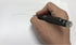 Uzi Tactical Pen, Ultra Durable Aircraft Aluminum, Real Ballpoint, with DNA Catcher, Gun Metal