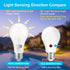 Bulbs 850LM, 60W 9.5W, A19, E26 4-Pack, HQ-H016 Qualilux Dusk to Dawn Light Equivalent, Soft White, LED Base