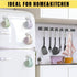 6 Pack Heavy Duty Metal Magnetic Hooks, 40lb+ Magnet Hooks for Hanging, Kitchen, Grill, Tool, Cruise Cabins