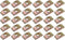 M8 Half Moon Nut MEETOOT 30PCS Zinc Washer Spacer for Furniture