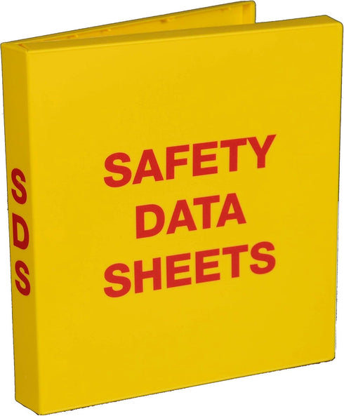 UniKeep SDS Binder, 1.5'' Capacity, 3 Poly Rings, Fully Enclosed