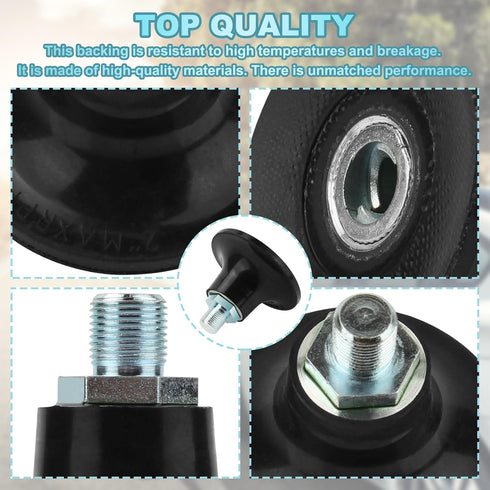 2" 49-36-0800 2438-20 Backing Pad Quick Change Disc Pad Holder Fits for Polisher/Sander