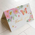 4x6 20-Pack) Gooji Butterfly Pink Floral Thank You Cards with Envelopes (Bulk Matching Peel-and-Seal Envelopes