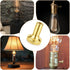 Aeaocvo 4 Pack Gold Lamp Switch Replacement, Lamp Turn On/Off Switch Knobs Replacement, Standard Size Twist Switches
