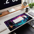 Mystic Forest Purple Desk Mat, Cute Large Mouse Pad Extended Gaming Mousepad XL, Aesthetic Keyboard Mat 31.5''X11.8''
