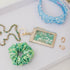 Lilly Pulitzer Lanyard with ID Holder, Keychain Wallet for School or Office, Gold Zipper Wallet, Blossom Views