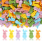 Whaline 120Pcs Double-Sided Colorful Bunny Mini Erasers, Rabbit Shaped Pencil Erasers for Easter Spring Party Favors
