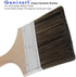 Double Thick Chip Paint Brush, 4 inch / 100mm Stain Brushes for Painting Walls and Fence Staining, Wooden Handle Masonry Paintbrush for Varnish, Paste, Gesso and Limewash by Genixart