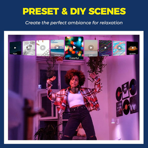 Bulbs 100W 1350LM 11W Bulb A19 E26 2.4G Bulb, 1PC Lightinginside Smart Light Equiv., Smart Works with Alexa/Google