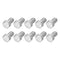 Hex Bolts 10Pcs, 5/8-11x1-1/2" 304 Stainless Steel Fully Threaded Hex Head Screw for Furniture Repair, Silver