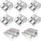 Darlingao 8 Pcs Metal Handheld Manual Pencil Sharpeners with Double Holes, Manual Pencil