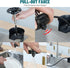 360 Glass Rinser for Kitchen Sink, High Pressure Degree Rotating Spout Glass Rinser with Pull-out Spray Gun Design