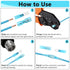 200 Pcs Heat Shrink Spade Connectors, Male and Female Spade Connectors, Insulated Quick Disconnect Electrical Terminals