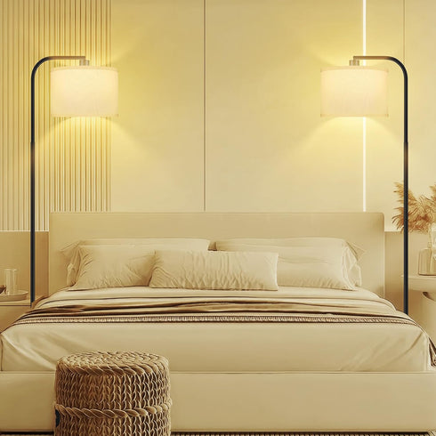 Dimmable Dimmable Temperature,2700k-6500k,67 BoostArea Floor Lamp for Living Room,Arc Sofa Lamps with Remote