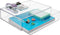 STORi STAX Clear Plastic Stackable Organizer Drawer, 12.5-Inches Wide for Office Desk Accessories and Letter-Size Paper