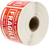 Fragile Labels / 500 Handle with Care Shipping Warning Notice Stickers, 2" x 3" Caution Do Not Drop Packing Labels