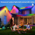32.8FT Waterproof,IP68 Outdoor LED Strip Light Outside RGB+IC Light Strip with App/Remote Control,Chase Mode,Music Sync
