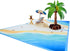 iGifts And Cards Oceanfront 3D Pop Up Greeting Card - Tree, Palms, Ocean, Beach, Vacation, Fun