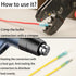 110pcs Waterproof Heat Shrink Bullet Wire Connectors Kit - Male & Female Crimp Terminals for Marine Grade Use
