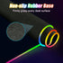 ToLuLu Wireless Charging RGB Gaming Mouse Pad, 15W LED Mouse Mat with 30W Charger, Large Mousepad with Wrist Support,