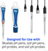 Bluelab STSOL120 KCL Storage Solution 120ml for pH Probe and Pen, Water, Soil, Hydroponic System