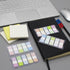 Tabs Flags Assorted Colors, 0.625 x 1.71 Inch Sticky Tabs, 4 On-The-Go Dispensers/Pack, 400 Pages Total