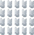 20 Pcs 2x4 Fence Bracket, 20 Gauge Hot Dip Galvanized Steel Deck Rail Bracket Connectors for Railing Wood Post