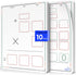 SCRIBBLEDO Multiplication Math Practice, 9”x12” Small White Board, Dry Erase Sheets for 3rd Grade Classroom Pack