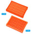 PATIKIL 96 Wells PCR Tube Rack, 4pcs Waterproof Tubes Filling Tray, Centrifuge Tube Holder for 0.2ml Test Strips Tubes,