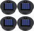4 Pieces Replacement Solar Light Tops Outdoor Hanging Lantern Solar Light Parts