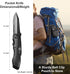 Multitool Pocket Pliers with Folding Knife, Stainless Steel Survival Camping Knife, Durable Sheath, Gifts for Men