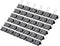 Medium Binder Clips and Paper Clips, 36 Pcs, 1.25 Inch Black Metal for Office, Home, School