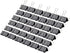 Medium Binder Clips and Paper Clips, 36 Pcs, 1.25 Inch Black Metal for Office, Home, School