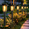 ILANCK Solar Pathway Lights Outdoor,12 Pack Solar Lights Outdoor Waterproof, Warm White